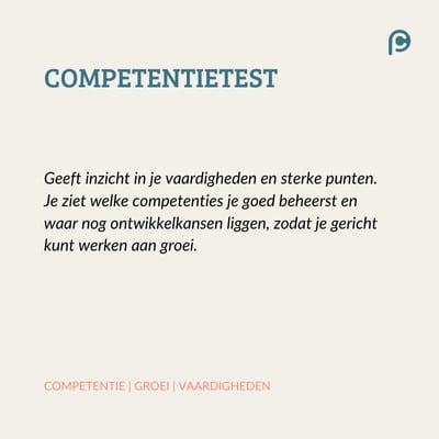 COMPETENTIETEST loopbaantest desktop