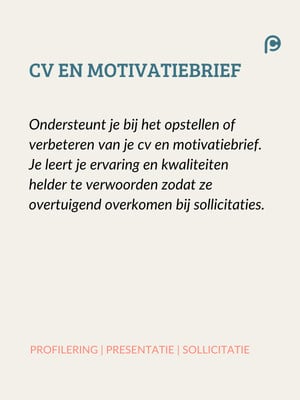 CV motivatiebrief loopbaantest mobiel