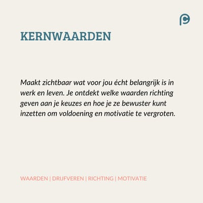 KERNWAARDEN loopbaantest desktop