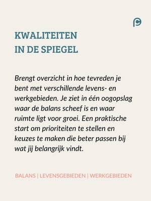 Kwaliteiten in de spiegel loopbaantest mobiel