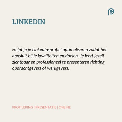 LINKEDIN loopbaantest desktop