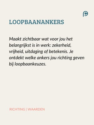 Loopbaanankers loopbaantest mobiel