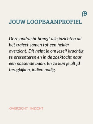 Loopbaanprofiel loopbaantest mobiel