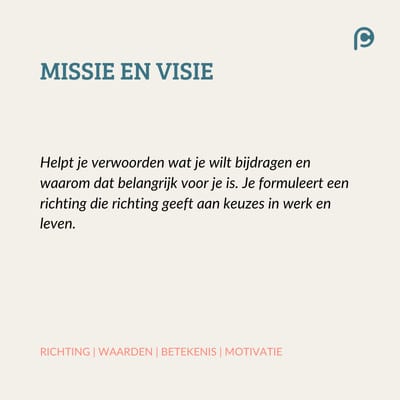 MISSIE EN VISIE loopbaantest desktop