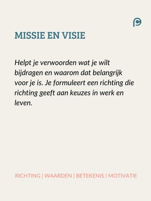 Missie visie loopbaan test mobiel